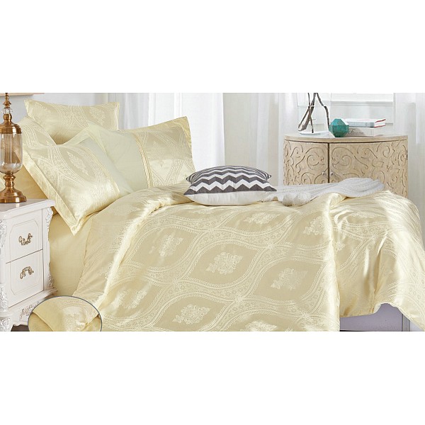 

Комплект евростандарт Satin jacquard, Шампань, Satin jacquard