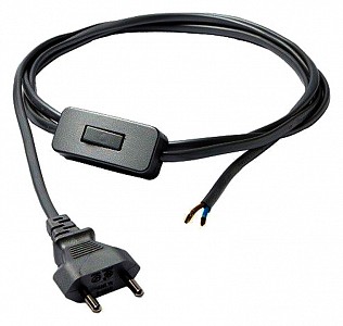 Сетевой провод с выключателем [1.5 м] Cameleon Cable WITH SWITCH BL 8611