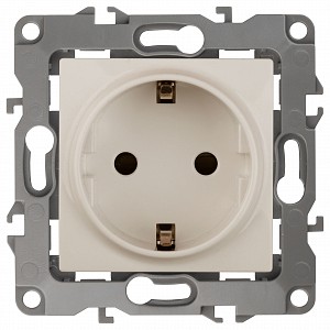 Розетка с заземлением, без рамки Эра 12 12-2111-02 Розетка с заземлением, без рамки Эра 12 12-2111-02