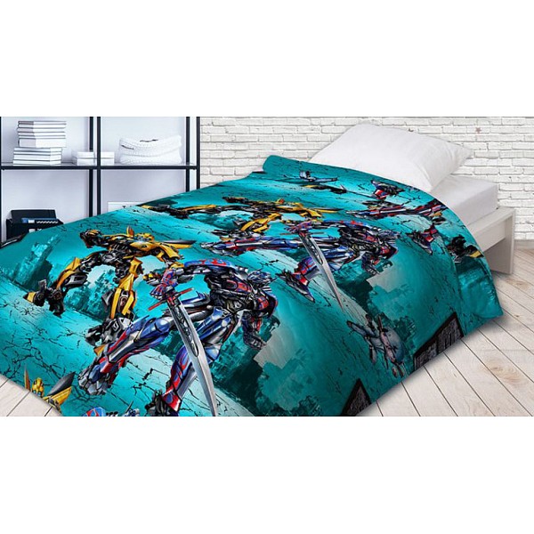 

Покрывало полутороспальное Transformers, Бирюзовый, Transformers