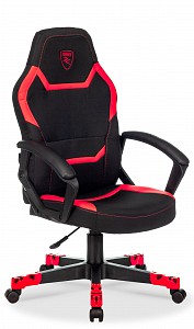 Игровое кресло , красный, черный, кожа искусственная, текстиль
