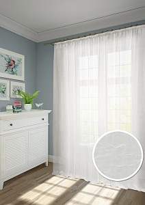 Гардина Cresh - XL 600x275 см., цвет белый