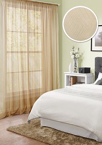 Гардина Bari 300x275 см., цвет бежевый