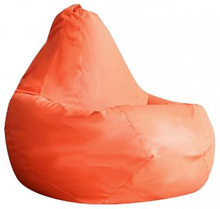 Кресло-мешок Оранжевая ЭкоКожа 3XL