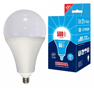Лампа светодиодная [LED] Volpe E27 65W 4000K