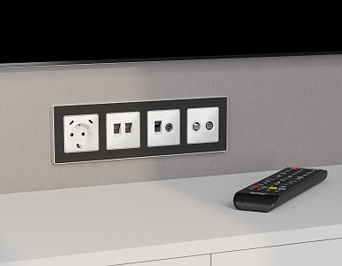 Механизм ТВ-розетки оконечные и розетки Ethernet RJ-45 со шторкам MA MA112510