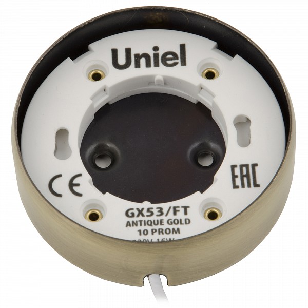 

Накладной светильник GX53/FT ANTIQUE GOLD 10 PROM, GX53/FT ANTIQUE GOLD 10 PROM