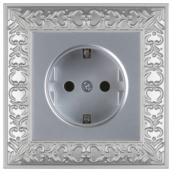 

Розетка с заземлением Antik (Серебряный) WL06-RJ11+RJ45+WL06-SKG-01-IP20, Antik (Серебряный) WL06-RJ11+RJ45+WL06-SKG-01-IP20