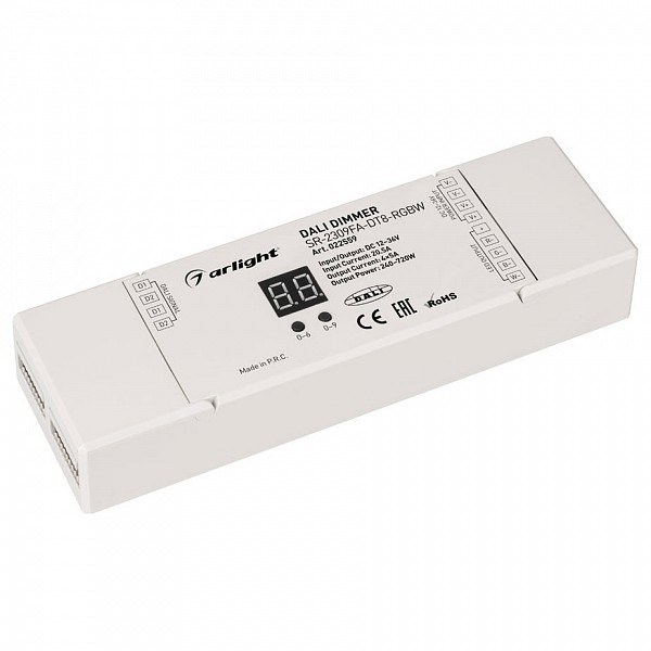 

Контроллер-диммер DALI SR-2309FA-DT8-RGBW (12-36V, 4x5A), DALI SR-2309FA-DT8-RGBW (12-36V, 4x5A)