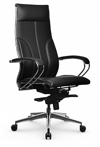 Кресло офисное Lux-11, черный, экокожа