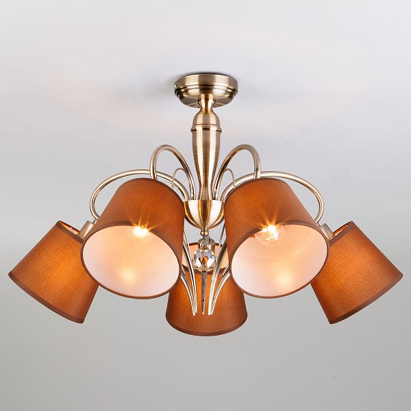 

Люстра на штанге Lilly 60074/5 античная бронза, Lilly 60074/5 античная бронза