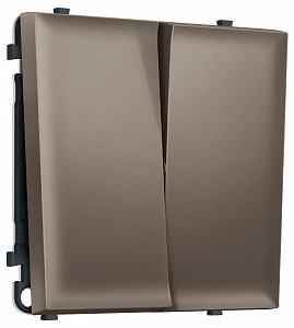 Выключатель самовозвратный двухклавишный без рамки MS MS633050