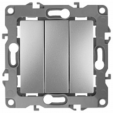 Выключатель трехклавишный без рамки Эра 12 12-1107-03