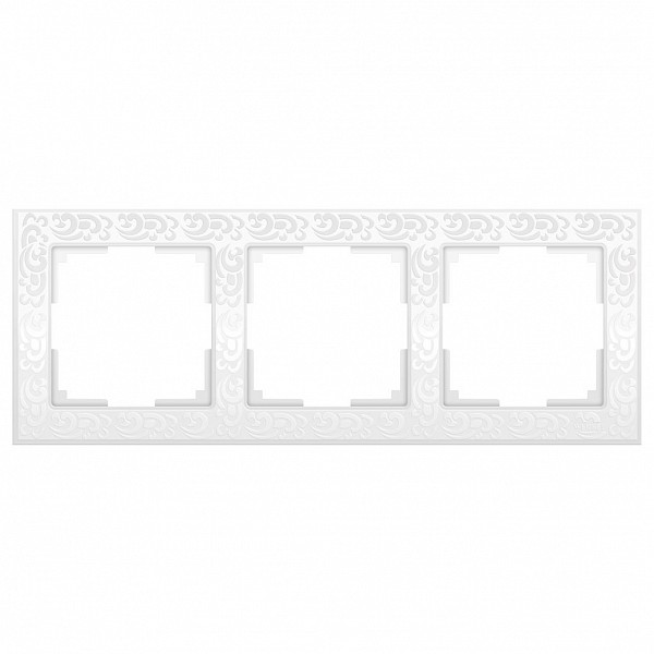 

Рамка на 3 поста Flock WL05-Frame-03-white, Flock WL05-Frame-03-white