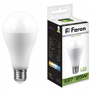 Лампа светодиодная [LED] Feron E27 25W 4000K
