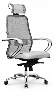 Кресло SL-2.04 MPES, белый, сетка, экокожа