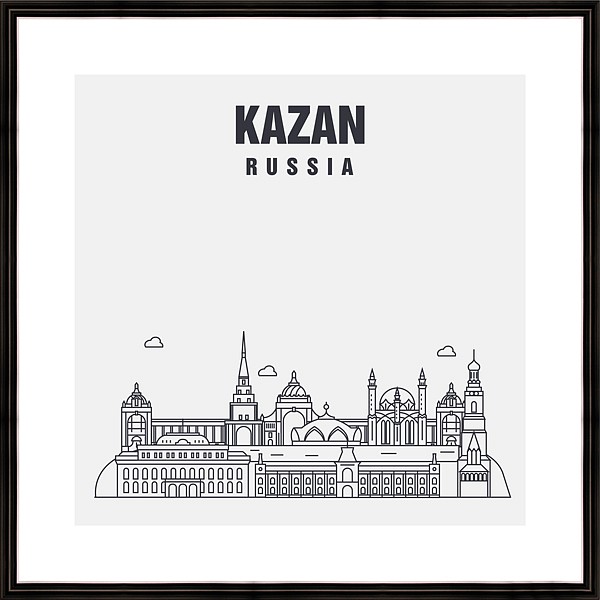 фото Картина (40х40 см) Kazan BE-103-444 Ekoramka