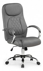 Компьютерное кресло Tron, серый, кожа искусственная