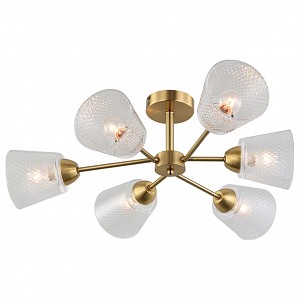 Люстра на штанге Escada 1104 1104/6P Brass (Китай)