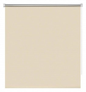 Штора рулонная Блэкаут Плайн 140x175 см., цвет бежевый, кремовый 