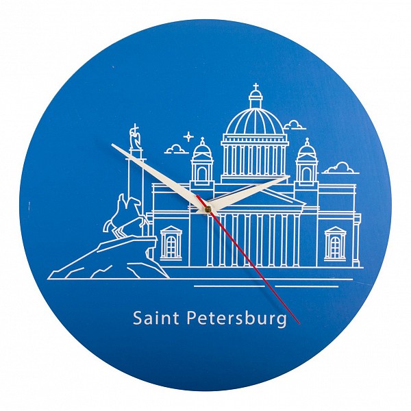 

Настенные часы (30x30 см) Saint Petersburg KD-040-126, Синий, (30x30 см) Saint Petersburg KD-040-126