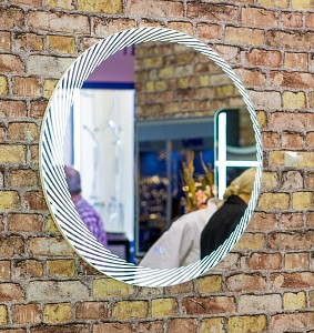 Зеркало настенное с подсветкой (77 см) Sculpure AM-Scu-D770-DS-F-H