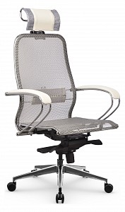 Компьютерное кресло S-2.041 MPES, молочный, сетка, экокожа