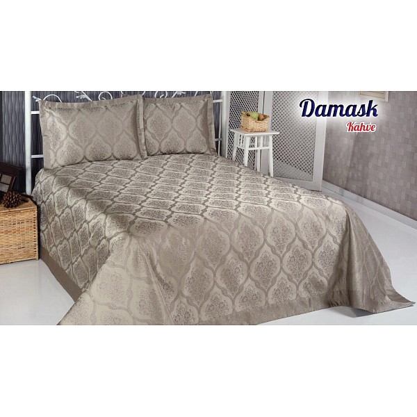 

Покрывало с наволочками евростандарт Damask, Коричневый, Damask