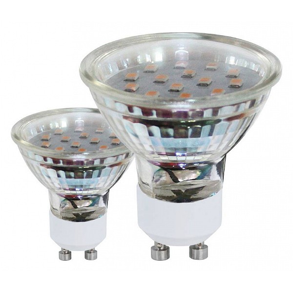 фото Комплект из 2 ламп светодиодных SMD GU10 50Вт 3000K 11427 Eglo