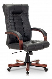 Кресло для руководителя KB-10WALNUT/B/LEATH