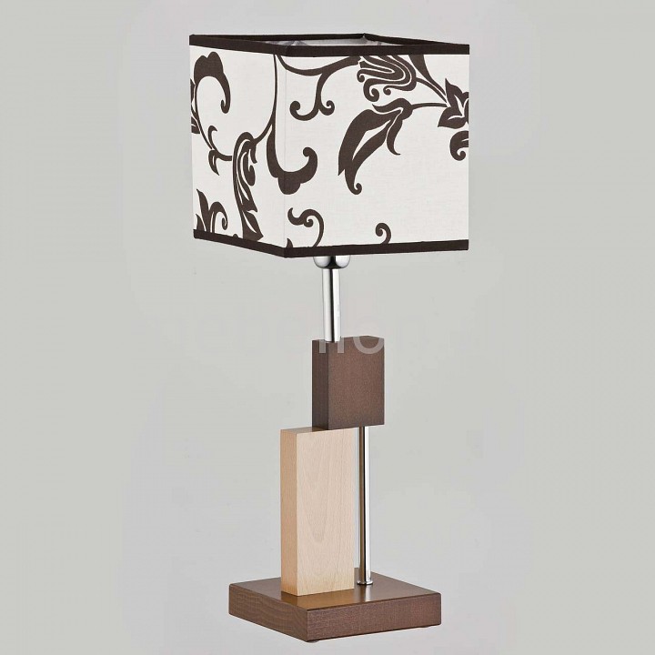 

Настольная лампа декоративная Qube Brown 9414, Qube Brown 9414