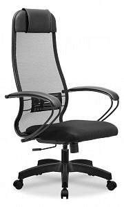 Компьютерное кресло МЕТТА-11(MPRU), черный, сетка, экокожа