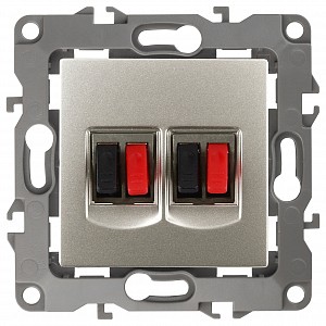 Розетка акустическая без рамки Эра 12 12-3112-15