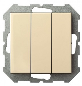 Выключатель трехклавишный без рамки EPSILON 28-054