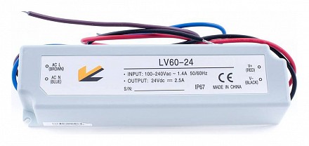Блок питания LV 60Вт 24В LV-60-24