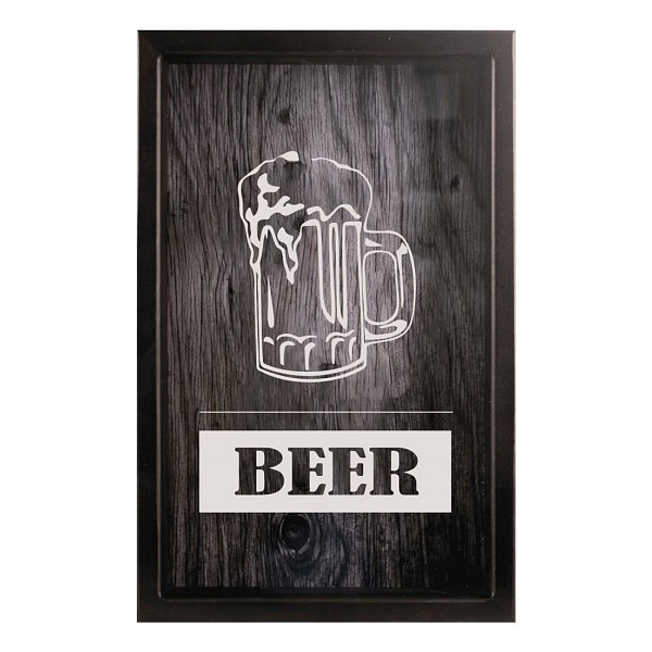 фото Копилка для пивных крышек BEER 29x45 Венге KD-023-140 Дубравия