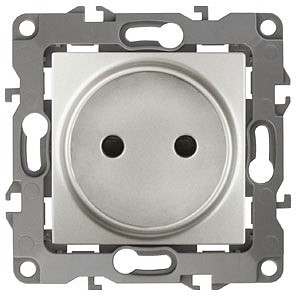 Розетка без заземления, без рамки Эра 12 12-2105-15
