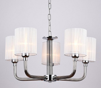 Люстра подвесная ILLUMICO  IL1256-5PPA-29 CR Romei (Китай) Люстра подвесная ILLUMICO  IL1256-5PPA-29 CR Romei (Китай)