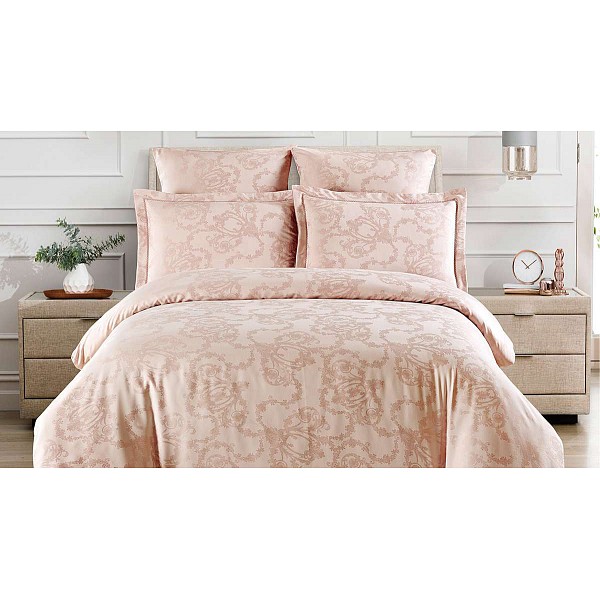 

Комплект двуспальный Tencel Jacquard, Tencel Jacquard, Персиковый