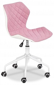 Кресло офисное Matrix 3, розовый, ткань, экокожа
