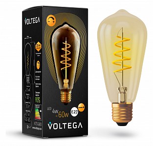 Лампа светодиодная [LED] Voltega E27 4W 2000K