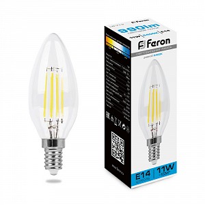 Лампа светодиодная [LED] Feron E14 11W 6400K