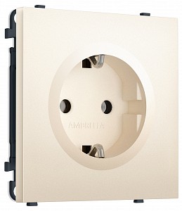 Розетка с заземлением, без рамки MS MS246010