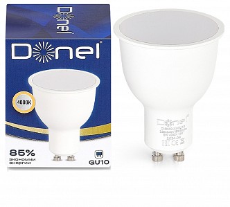 Лампа светодиодная [LED] Donel GU10 9W 4000K