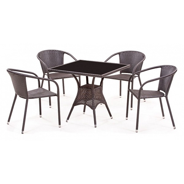 

Набор уличный T197BNS/Y137C-W51 Brown 4Pcs, T197BNS/Y137C-W51 Brown 4Pcs