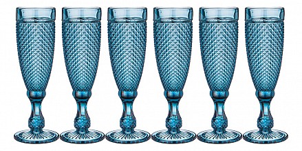 Набор из 6 бокалов для шампанского Гранат 781-151