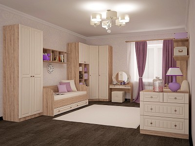 Односпальная кровать для детской комнаты Богуслава KTS_ML654870896
