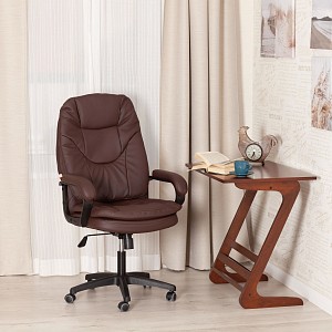 Кресло Comfort LT, коричневый, кожа искусственная