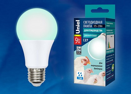 Лампа светодиодная [LED] Uniel E27 9W K