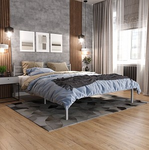 Кровать двуспальная Фади-01    серый